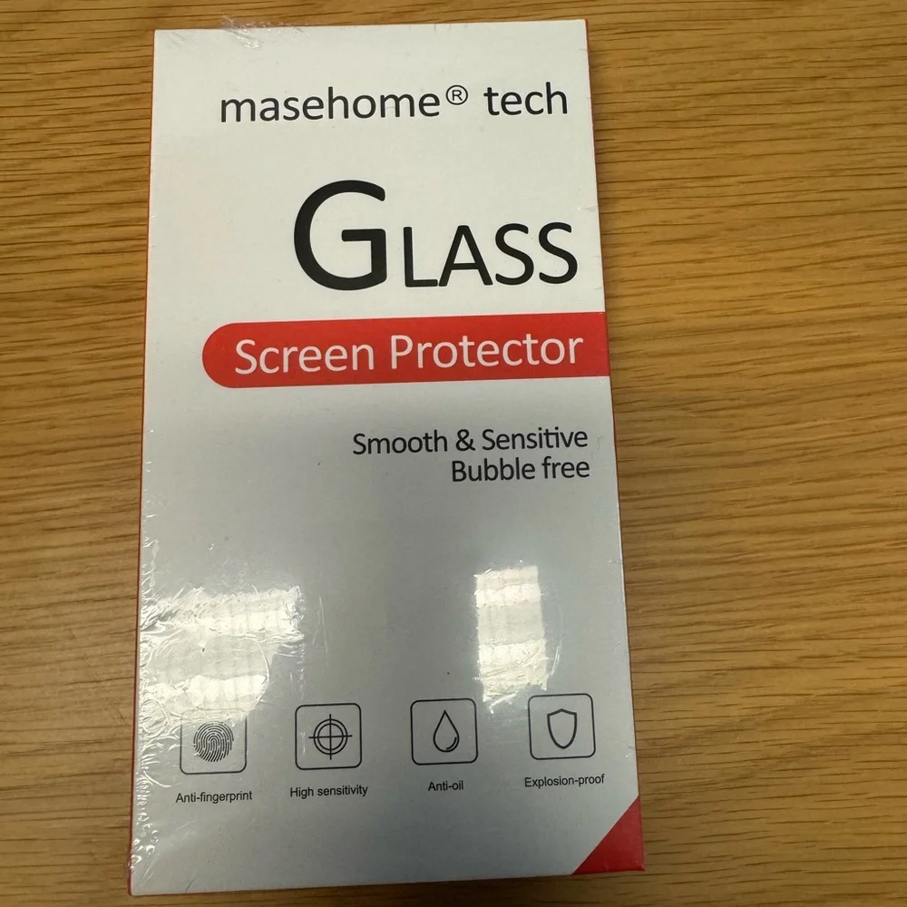 Masehome Tech glass screen protector designed for iPhone 14 Pro Max